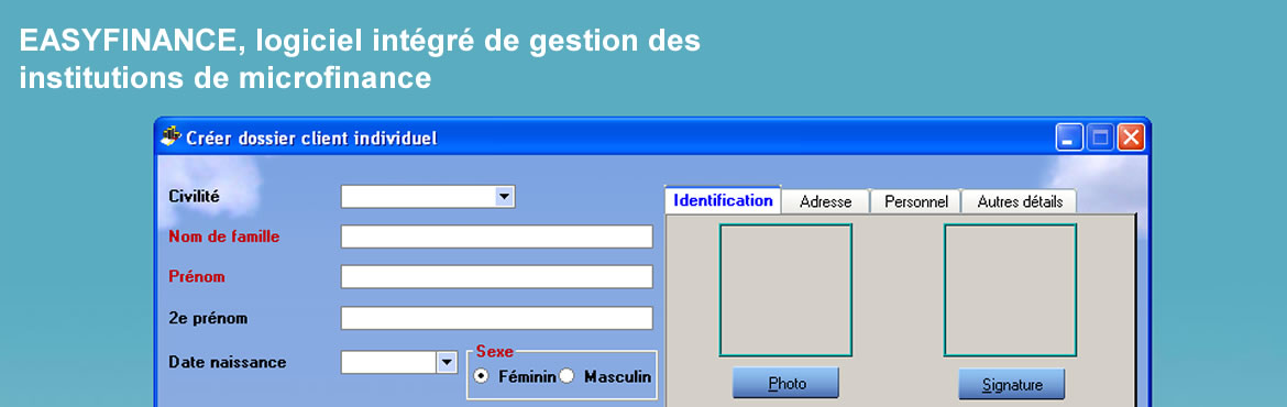 easyfinance logiciel microfinance